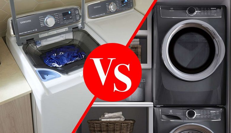 تفاوت ماشین لباسشویی درب از بالا و درب از جلو